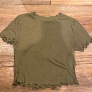 Women’s Green Crop Top